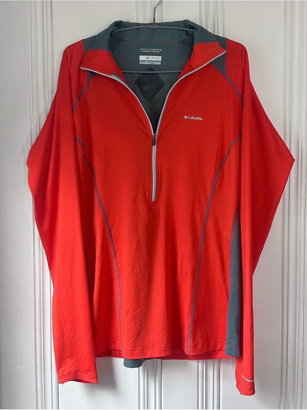 Columbia XL Montrail Titanium Titan Ultra Half-Zip Running Shirt